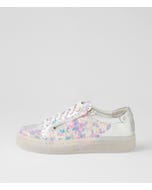 Noxxie Silver Pink Print Multi Sneakers