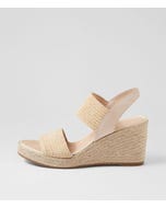 Pivey Natural Rope Elastic Leather Sandals