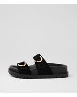 Ullana Black Suede Slides