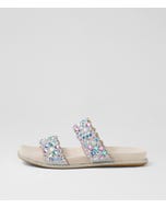 Yerba Nude Pastel Leather Slides