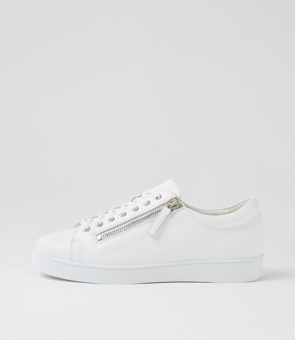 Jelorias White Leather Sneakers