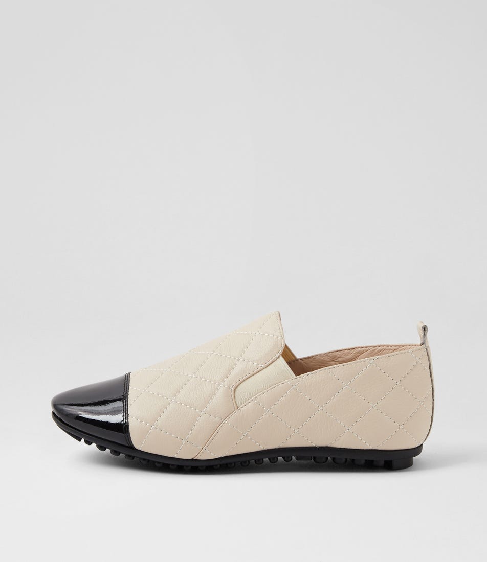 Brandt Black Milk Patent Leather Flat Shoes