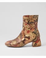 Celso Golden Vintage Leather Ankle Boots