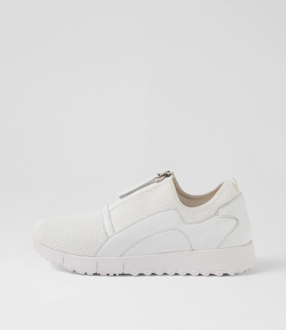 Journee White Mix Sneakers