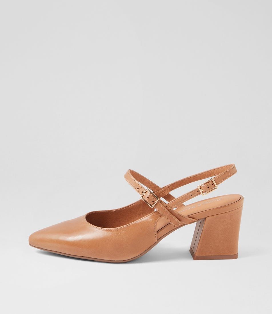 Mitsuo Tan Leather Heels