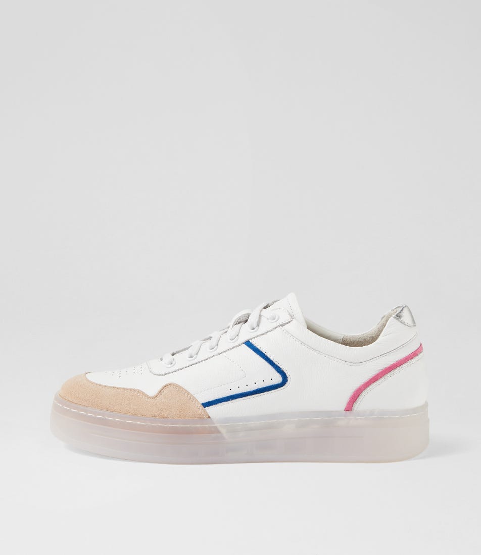 Neekal White Blue Multi Sneakers