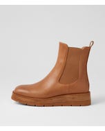Toovi Tan Nat Leather Chelsea Boots