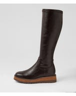 Terriny Choc Nat Stretch Knee High Boots