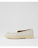 Ziffy Vanilla Tumble Leather Loafers