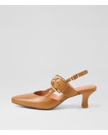 Crow Tan Leather Heels