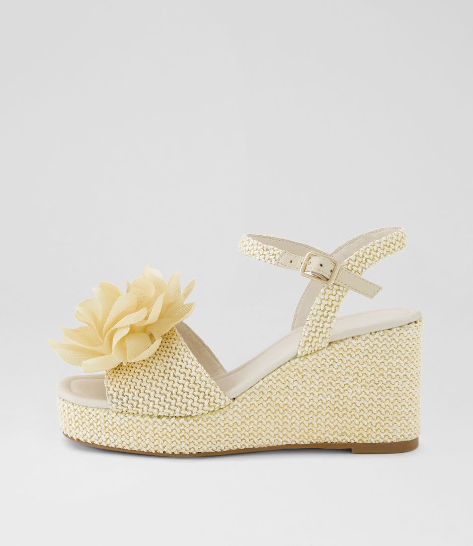 Clove Ivory Fabric Sandals