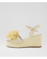 Clove Ivory Fabric Sandals