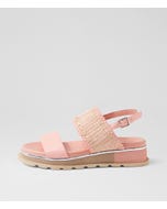 Corsett Pink Leather Sandals