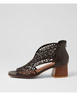 Fermina Choc Leather Sandals