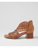 Fermina Dark Tan Leather Sandals