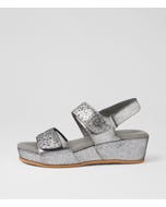 Fancey Argento Leather Sandals