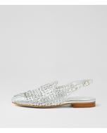 Galea Silver Flat Shoes