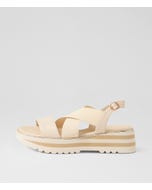 Hunters Milk Leather Sandals