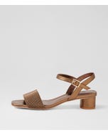 Hanita Bronze Leather Sandals