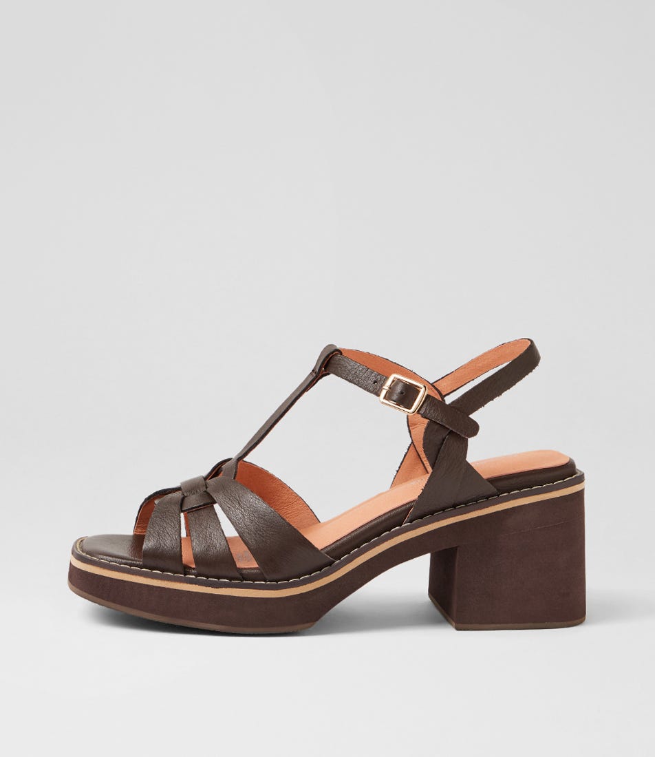 Jerseys Choc Leather Sandals
