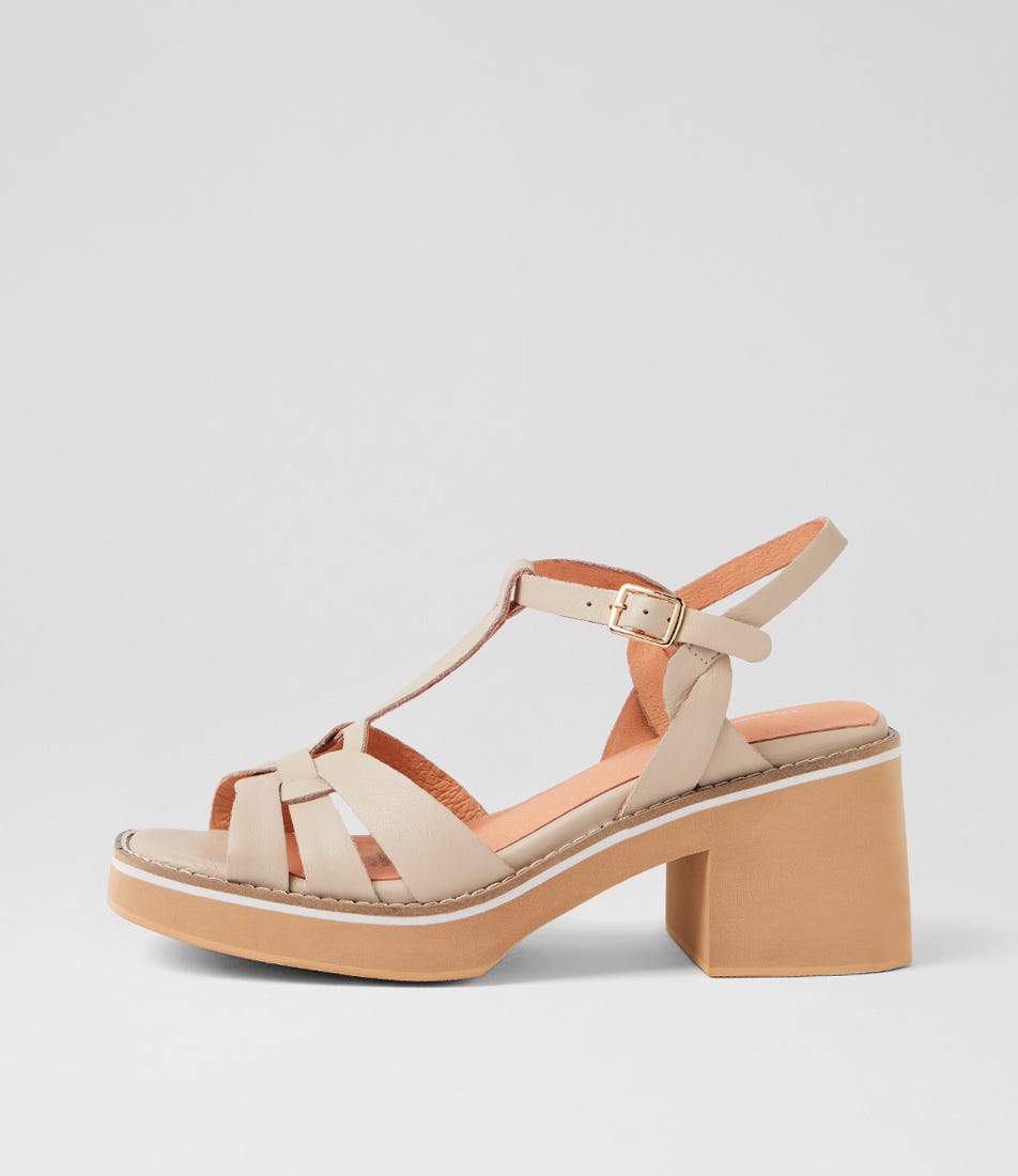 Jerseys Vanilla Leather Sandals