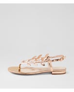 Kits Pale Rose Gold Shine Sandals