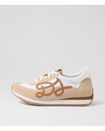 Mecco Latte White Leather Sneakers
