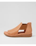 Oddat Dark Tan Leather Sandals
