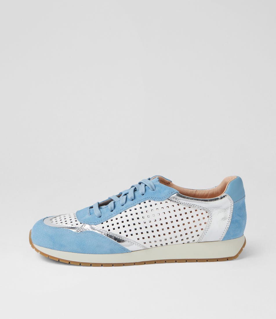 Parlicon Denim White Multi Sneakers