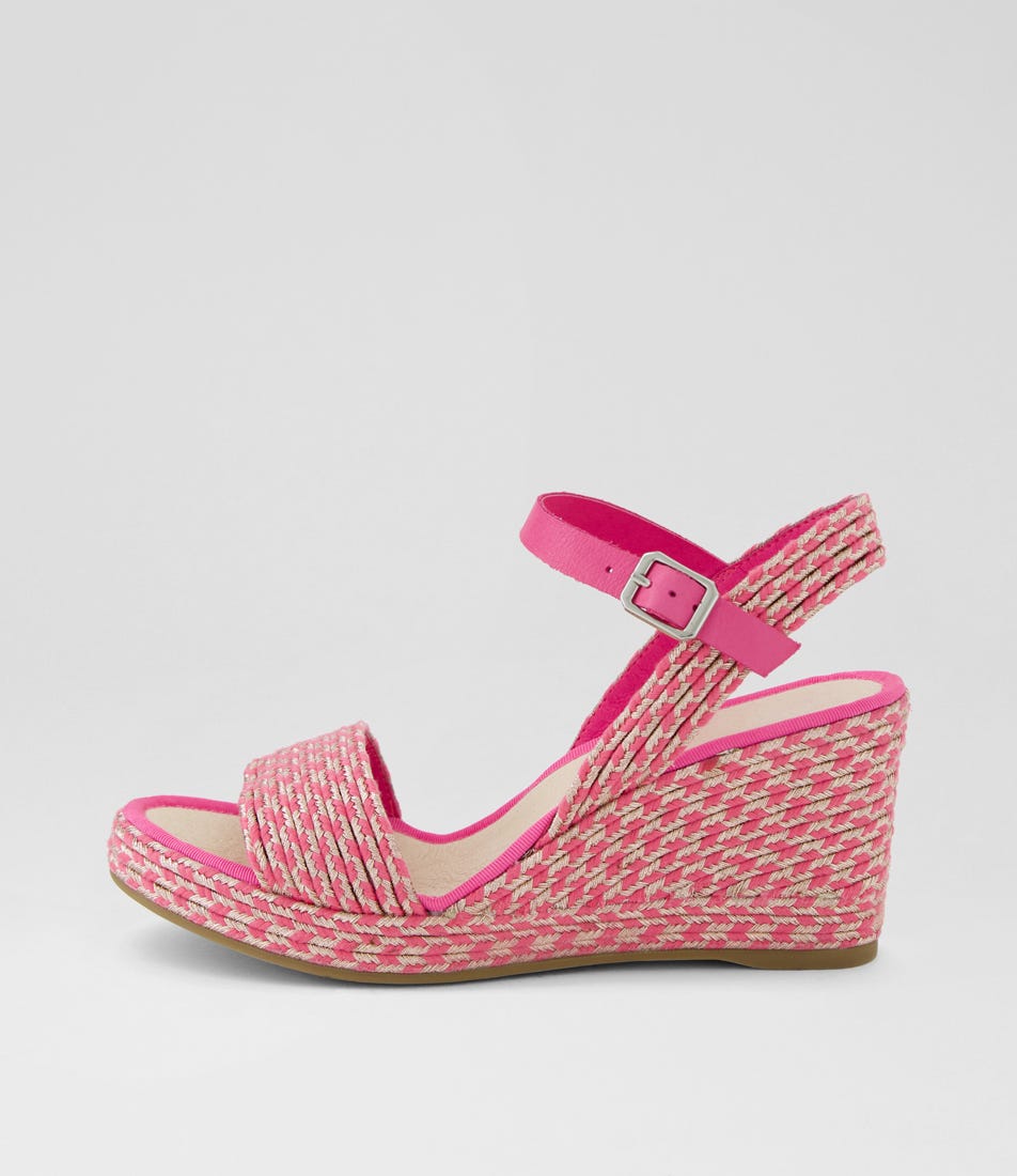 Petalo Pink Rose Gold Multi Sandals