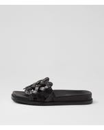 Rory Black Leather Sandals