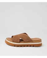 Suki Light Choc Suede Sandals