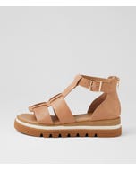Sloanes Cappuccino Leather Sandals