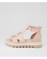 Sloanes Almond Leather Sandals