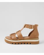 Sloanes Tan Leather Sandals