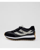 Sheryls Black White Dot Multi Sneakers