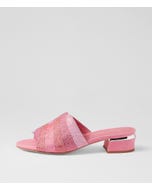Tonda Pink Multi Suede Sandals