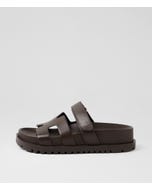 Upol Choc Leather Sandals