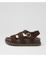 Uloria Choc Suede Sandals