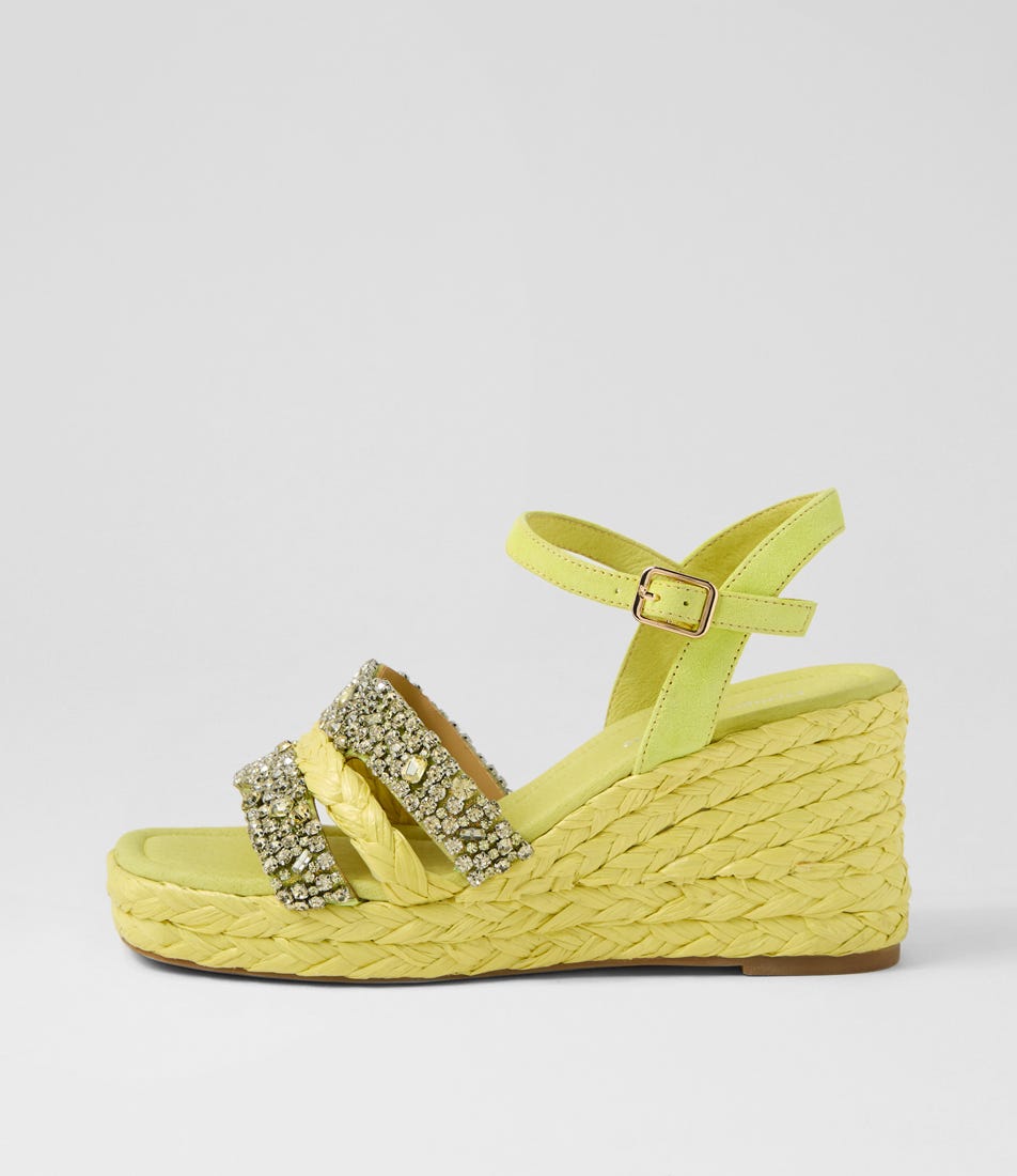 Vallirie Light Citrus Leather Sandals