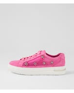 Wardia Pink Suede Multi Sneakers
