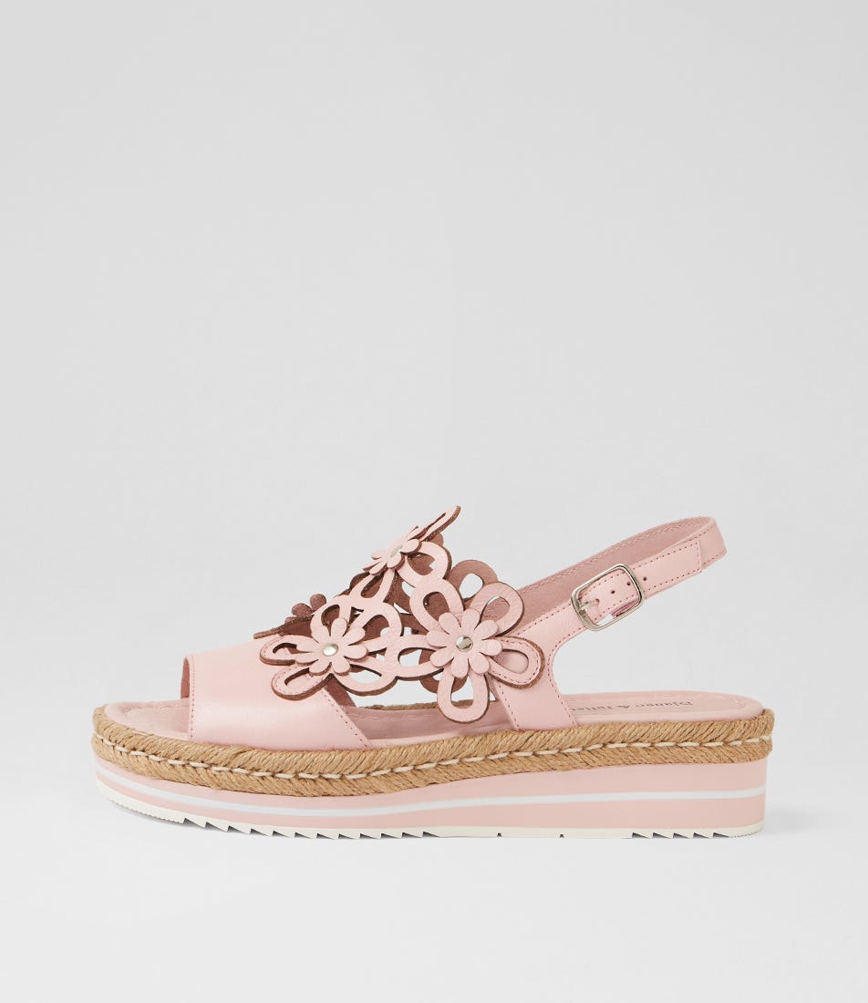 Aldo Pale Pink Leather Slides