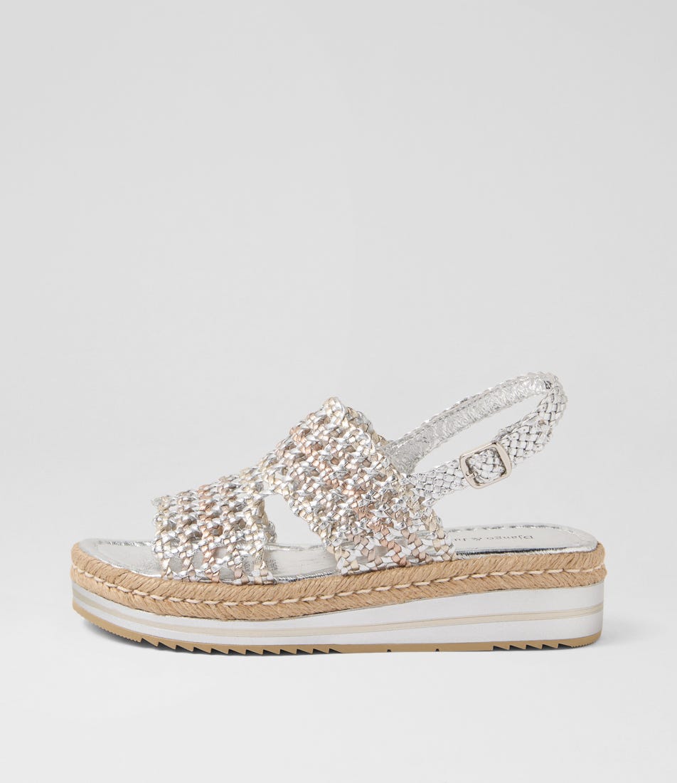 Argus Metallic Multi Leather Sandals