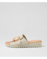Merials Almond Leather Sandals