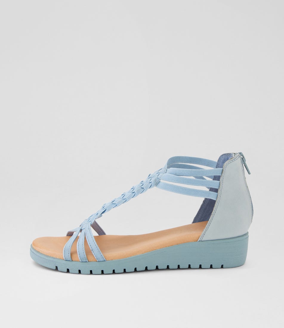 Many Denim Fabric Sandals