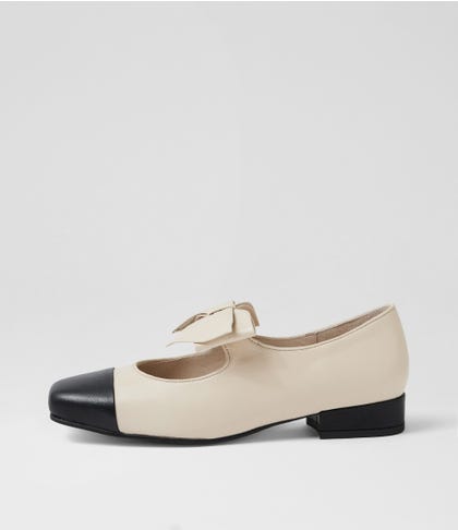 Broocks Black Milk Leather Mary Jane
