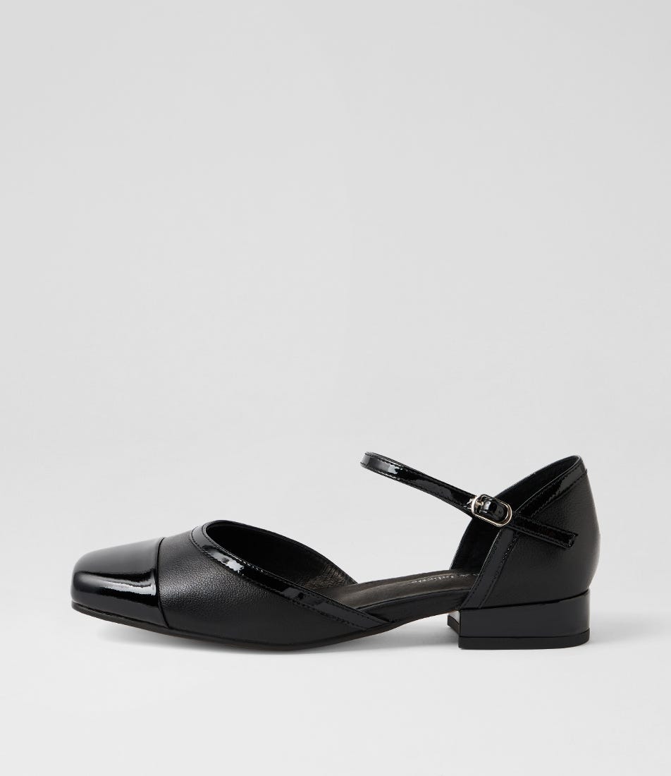 Braam Black Patent Leather Heels