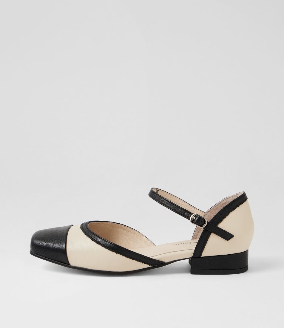Braam Black Milk Leather Heels