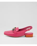 Boma Fuchsia Bright Multi Leather Heels