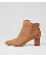 Bennish Light Choc Natural Suede Ankle Boots